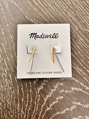 Madewell Silver & Gold Earrings